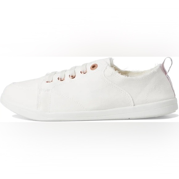 ✨VIONIC BEACH PISMO CASUAL SNEAKERS CREAM CANVAS 9 W WIDE - Picture 3 of 11